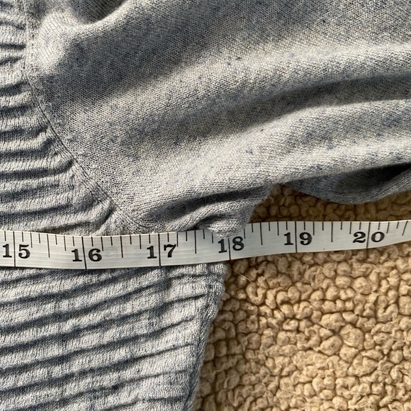 Eileen Fisher Ribbed Waterfall Long Sleeves open Cardigan, Size: Medium - Picture 6 of 10